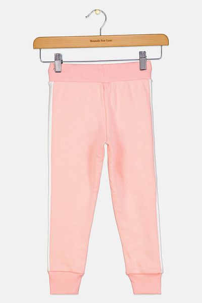 Puma Toddlers Girl Embroidered Logo Sweatpants, Pink