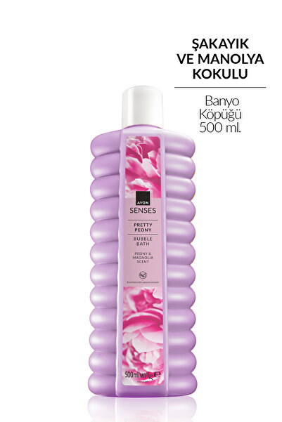 AVON Senses Pretty Peony Şakayık ve Manolya Kokulu Banyo Köpüğü 500ml