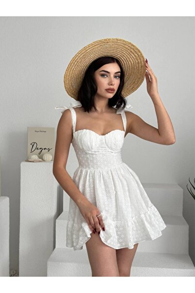 EyesOf    Monika Shoulder Tie Dress