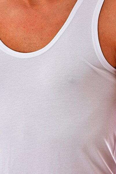 ENTAHA Tutku 12-Pack Men's White Color Combed Cotton Undershirt Ter0101