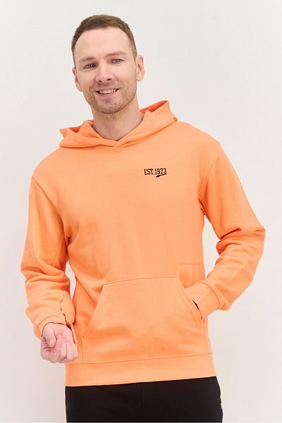 Puma Men Sportswear Fit Long Sleeves Outdoor Sweatshirt, Orange