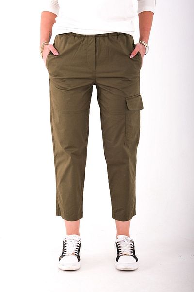Blues Outlet Green Women's Elastic Parachute Pants