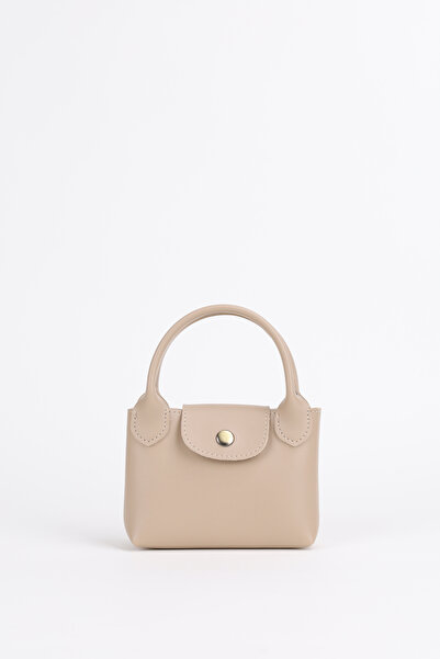 NOTHING Women's Chain Strap Mini Hand and Shoulder Bag with Snap Closure