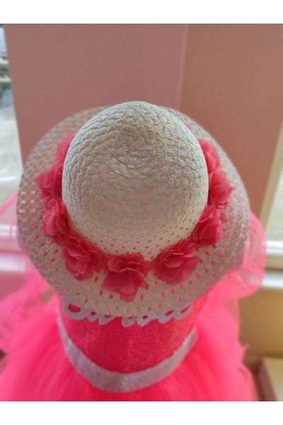 ABİYEKİDS Floral Straw Girl's Hat Fedora Hat for 2/9 Age 23 April Shows