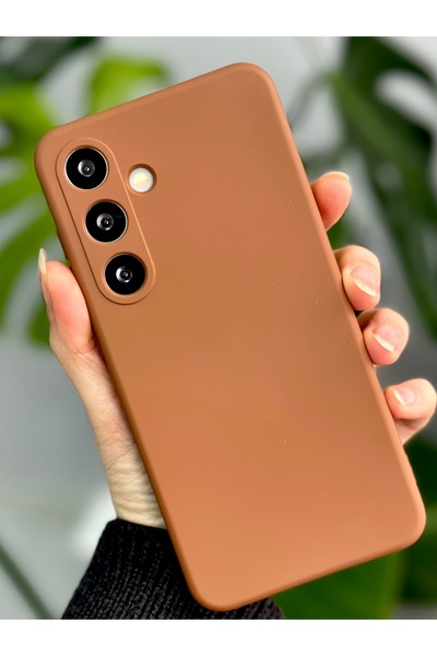 Go Aksesuar Galaxy S24 Uyumlu İçi Kadife Lansman Esnek Silikon Kılıf