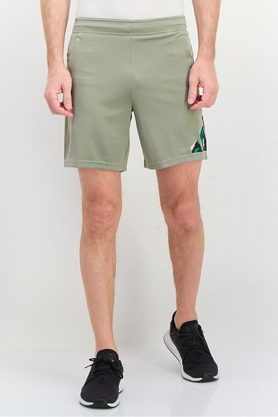 adidas Men Sportswear Fit Brand Logo Training Short, Light Olive