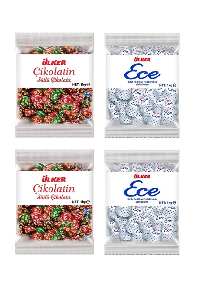 Ülker Ece Çikolata 2 Kg & Çikolatin 2 Kg