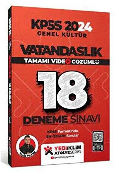 Genel Markalar Yediiklim Yayınları KPSS 2024 Genel Kültür Vatandaşlık Tamamı ...