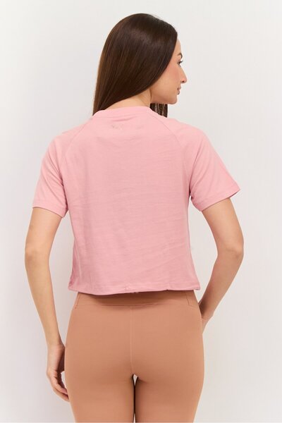 Puma Women Sportswear Fit Short Sleeves Outdoor Top, Peach