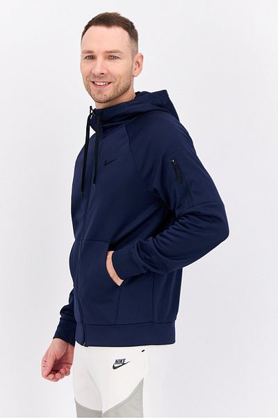 Nike Men Sportswear Fit Long Sleeve Training Hoodie, Navy