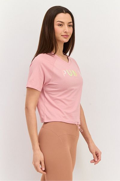 Puma Women Sportswear Fit Short Sleeves Outdoor Top, Peach