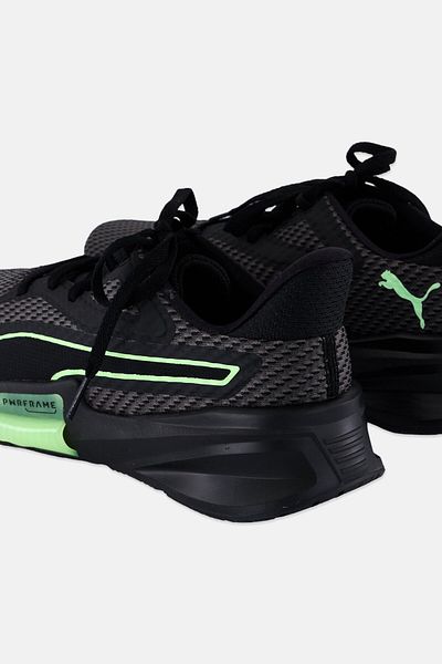 Puma Men PWR Frame Lace Up Training Shoes, Black
