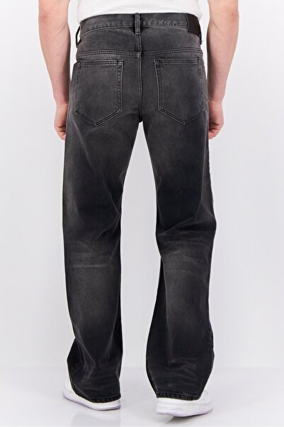 Gant Men Slim Fit Washed No Stretchable Hayes Bootcut Jeans, Black