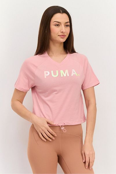 Puma Women Sportswear Fit Short Sleeves Outdoor Top, Peach