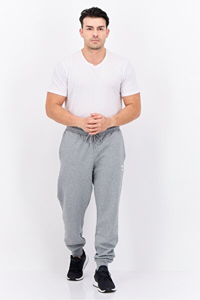 Puma Men Sportswear Fit Embroidered Logo Outdoor Sweatpants, Medium Grey