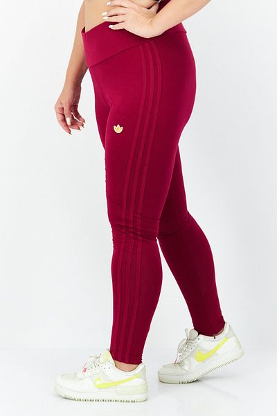 adidas Women Plus Size Training Tights, Maroon
