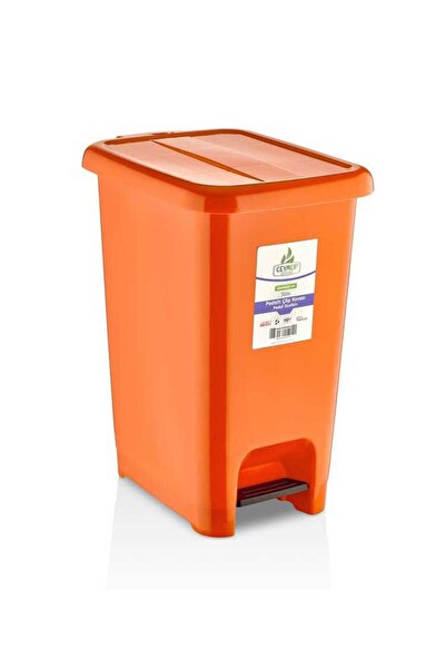 Genel Markalar Renkli 50 Lt Slim Pedallı Çöp Kovası, Temizlik İçin Şık ve Kul...