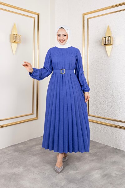 HİRA LİFE FASHİON Kadın Taş Rengi Yakası Bisiklet ,Kolu Lastikli ve Kemerli  ...