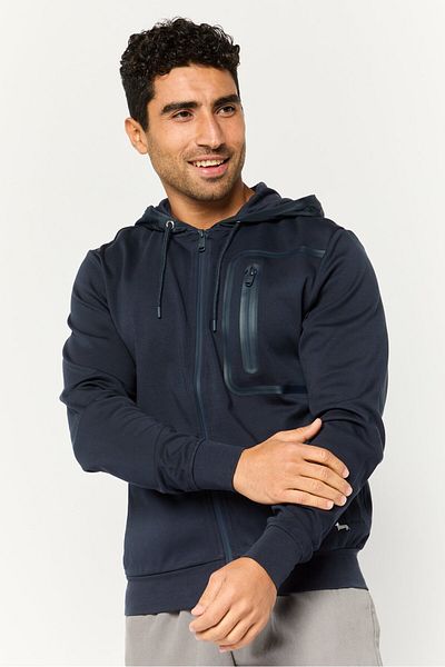 Harmont & Blaine Men Brand Logo Long Sleeves Hoodies, Navy Blue