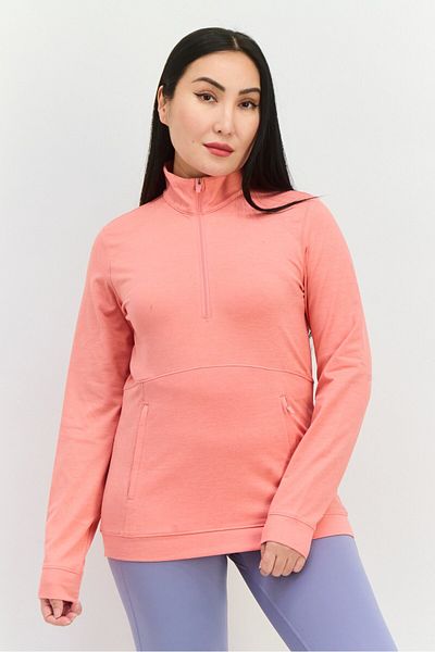 Puma Women Sportswear Fit Long Sleeves Golf Sweatshirts, Carnation Pink