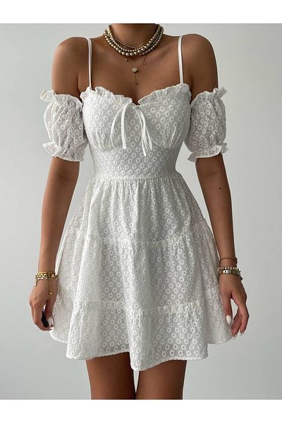 leyla sanat sanata yeni bir bakış açısı Leyla Art a New Perspective on Art Lucca Sleeve Elastic Mini Dress