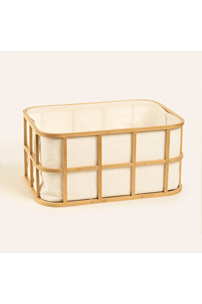 Zsa Zsa Zsu Dalı Bambu Sepet 42x32x20 Cm Natural