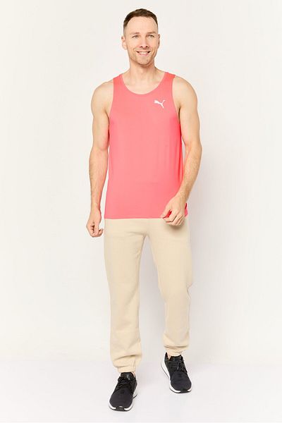 Puma Men Sportswear Fit Sleeveless Training Vest, Bright Pink
