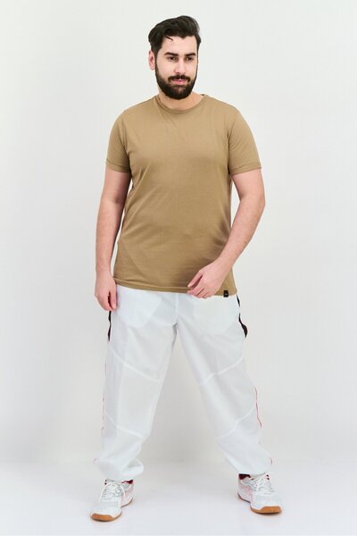 Nike Men Sportswear Fit Outdoor Track Pants, White Combo