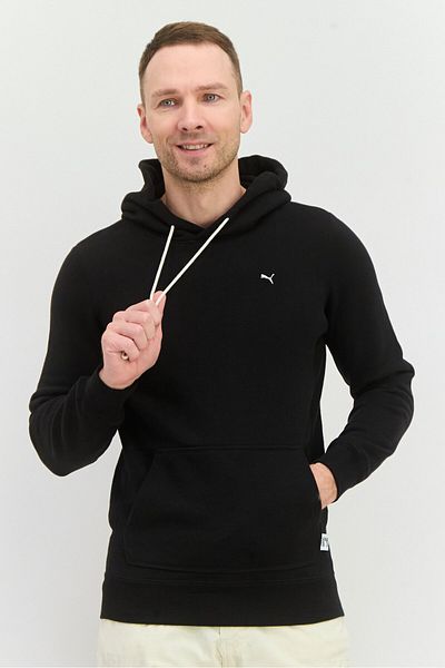 Puma x Select Men Sportswear Fit Long Sleeve Hooded Outdoor Sweatshirt, Black