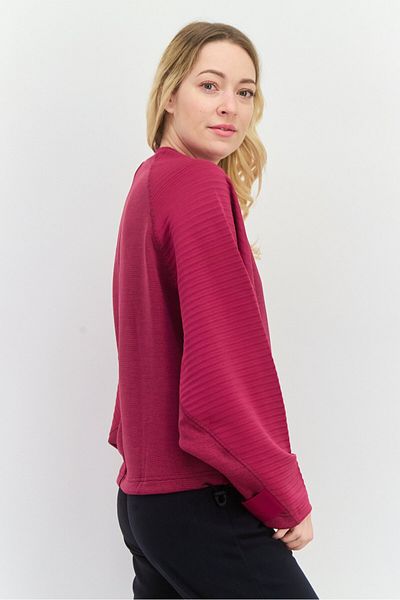 adidas Women Sportswear Fit Long Sleeve Training Sweatshirt, Purple