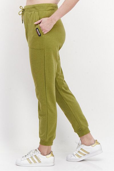 Nautica Women Drawstring Side Pocket Jogger Pants, Olive
