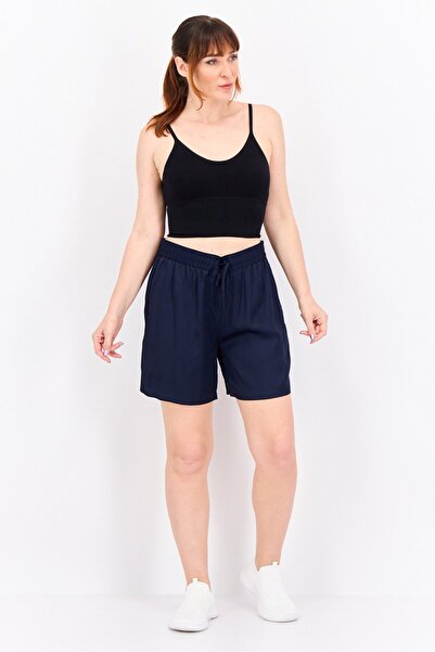 Gant Women Plain Basic Shorts, Navy