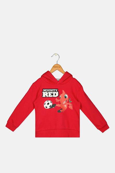 Liverpool Toddlers Boy Long Sleeves Outdoor Sweatshirt, Red
