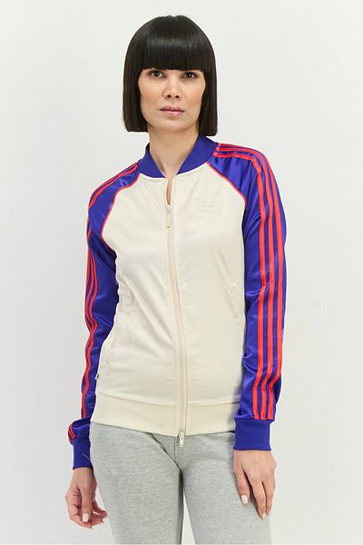 adidas Women Sportswear Fit Long Sleeve Outdoor Jacket, Beige
