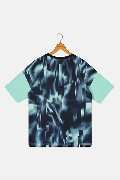 adidas Kids Boy Sportswear Short Sleeve Outdoor T-shirt, Mint