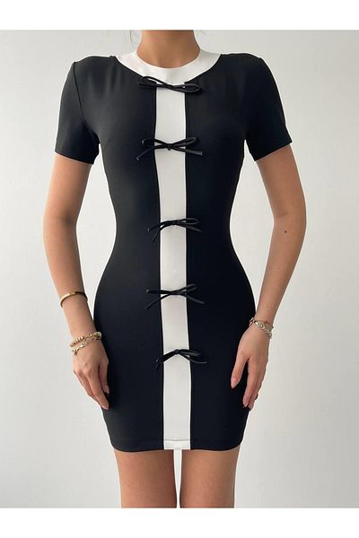 leyla sanat sanata yeni bir bakış açısı Leyla Art a New Perspective on Art Cazzie Bow Detail Dress