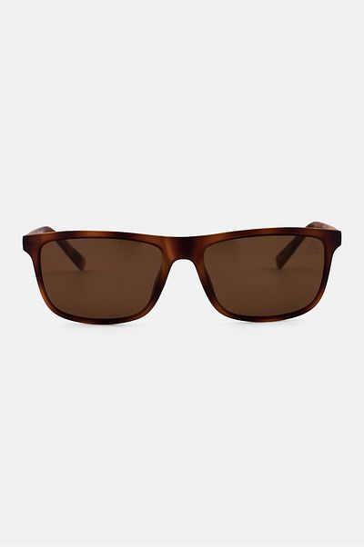 Timberland Men Tb9266 Rectangular Sunglasses, Brown