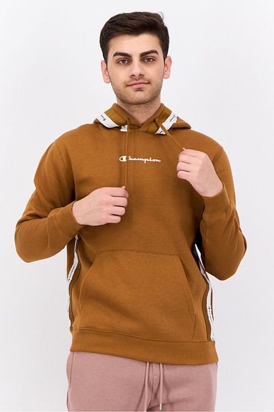 Champion Men Sportswear Fit Long Sleeve Outdoor Sweatshirt, Brown