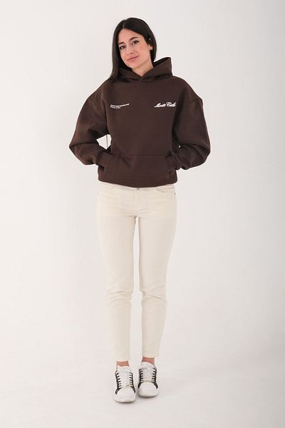 Blues Outlet PANTALONI DE CATIFEA CU TROSA DE FEMEI-CREM