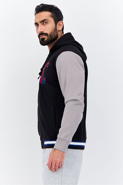 Champion Men Sportswear Fit Hooded Outdoor Jackets, Black