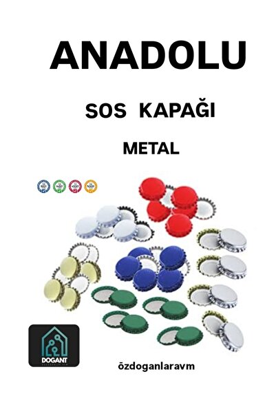 dogant özdoğanlar avm Sos Salça Soda Gazoz Kapağı 200 Adet