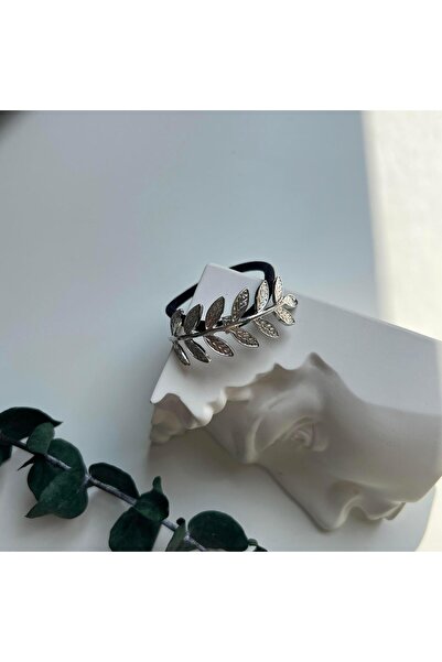 Alice İsstanbul Silver Multiple Leaf Rubber Buckle