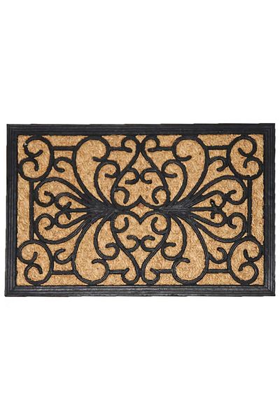 Evideco Non-Slip Backing Attractive Design Sally Natural Braided Door Mat 40 x 60cm