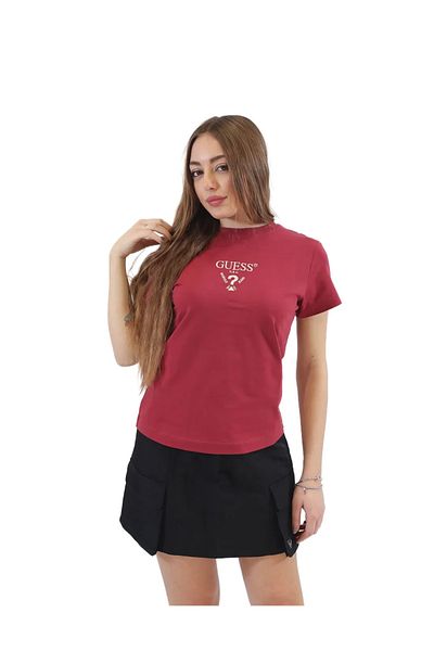 Guess Jeans Women's red t-shirt G580 Guess jeans