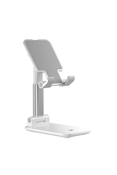 Juo Katlanabilir Masaüstü Telefon Standı Beyaz