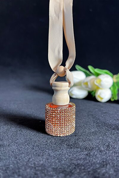 dizaynpark زخرفة الرؤية الخلفية العطرية المعلقة بالحجر الذهبي