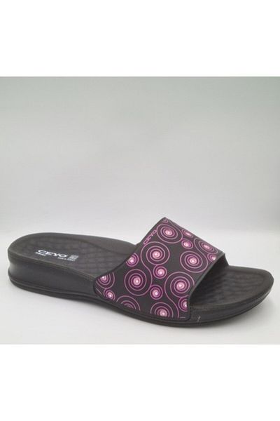 Ceyo 9942-10 Black Anatomical Women's Slippers