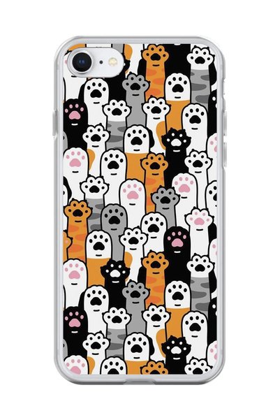 Dali Design حافظة شفافة متوافقة مع هاتف iPhone 6S Plus بتصميمات Cats 3