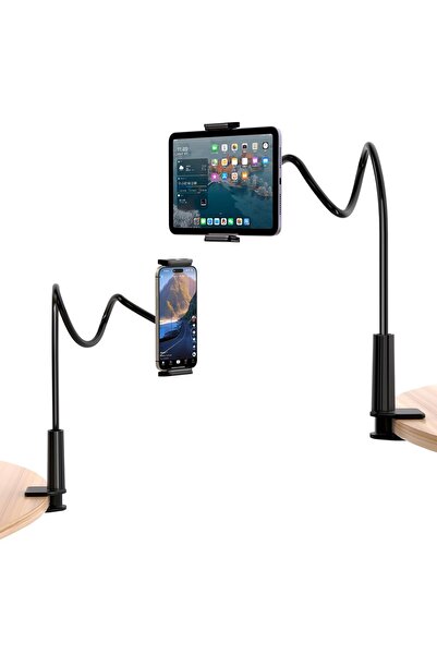 Juo 70 cm Acrobat Flexible Tablet and Phone Holder Stand Black
