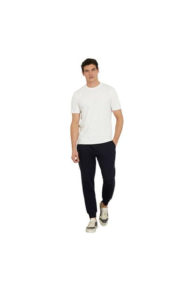 Guess Jeans Ανδρικό λευκό t-shirt τζιν Alphy Guess